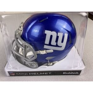 New York Giants NFL Speed Mini Football Helmet Riddell Display Collectible